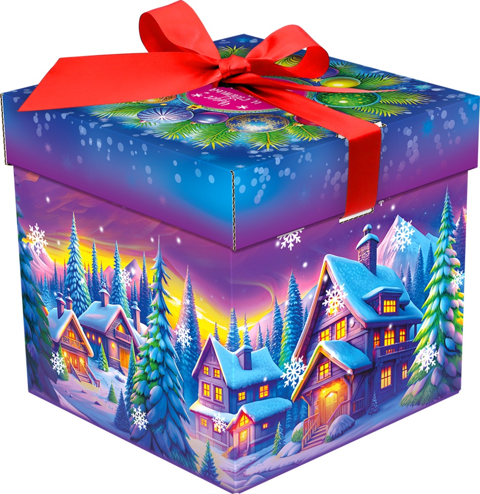 Сияние с атласной лентой с анимацией