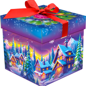 Сияние с атласной лентой с анимацией