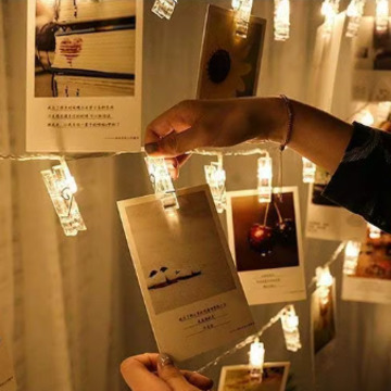 Гирлянда прищепками