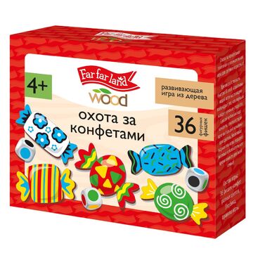 Игра развивающая деревянная Охота за конфетами