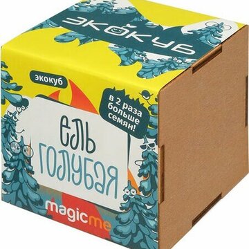 Набор для выращивания Экокуб Magicme Ель Голубая