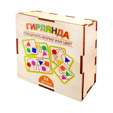 Пазл деревянный Гирлянда