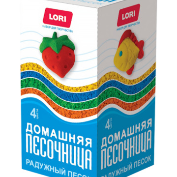 Радужный песок 4 цвета по 80 гр