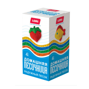 Радужный песок 4 цвета по 80 гр