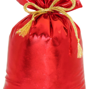 Мешочек из парчи красный