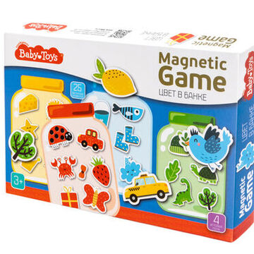 Игра магнитная Цвет в банке Магнитные игры
