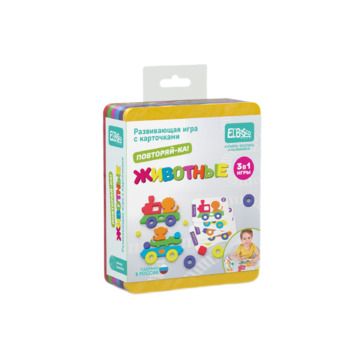 Развивающая игра с карточками Повторяй ка Животные