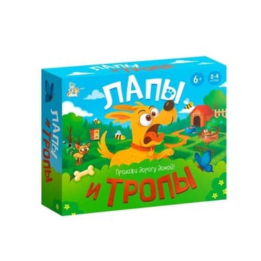 Игра настольная "Лапы и Тропы"