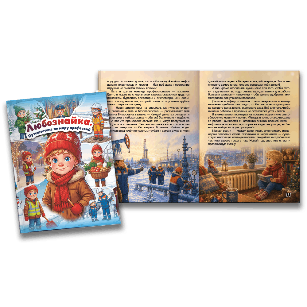 Книга Любознайка. Путешествие по миру профессий