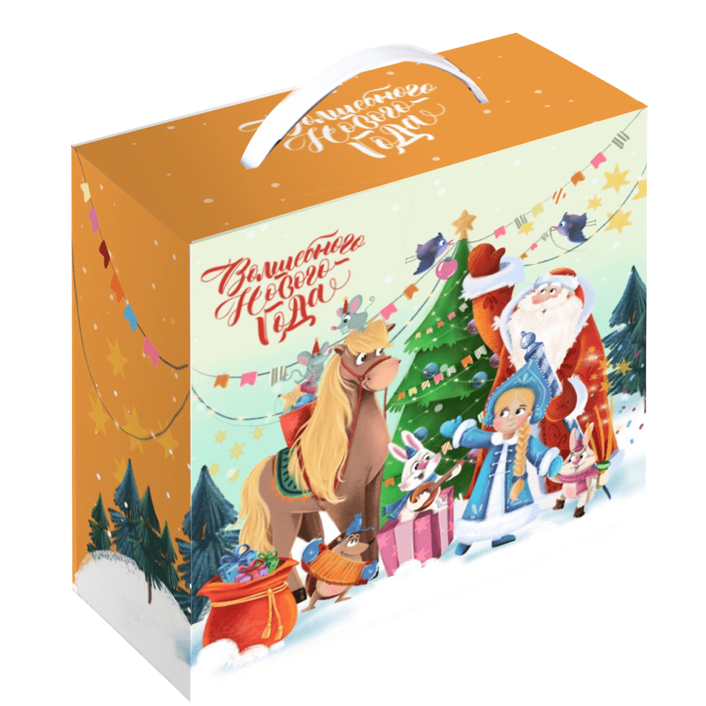 Внешняя упаковка - короб «Праздничная» (31х31х12,5 см)